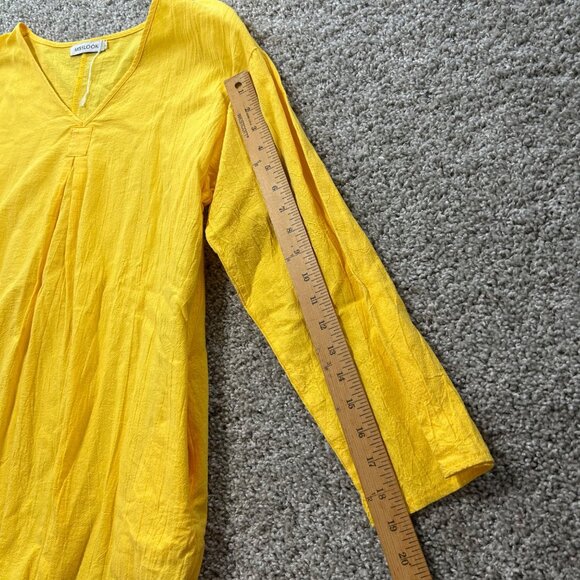 Misslook Women's Sz Large Yellow Long Sleeve - Picture 7 of 7